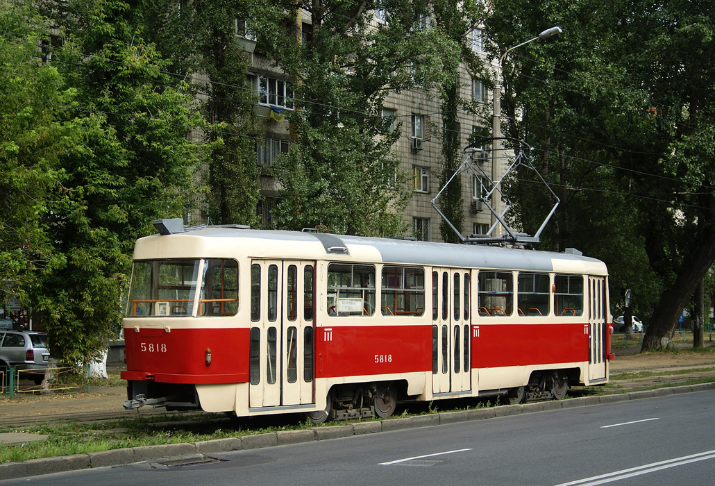 Kyiv, Tatra T3SU № 5818