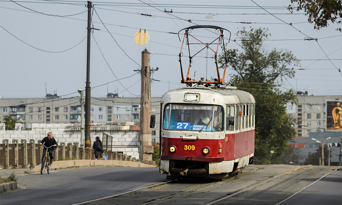 Харьков, Tatra T3SU № 309