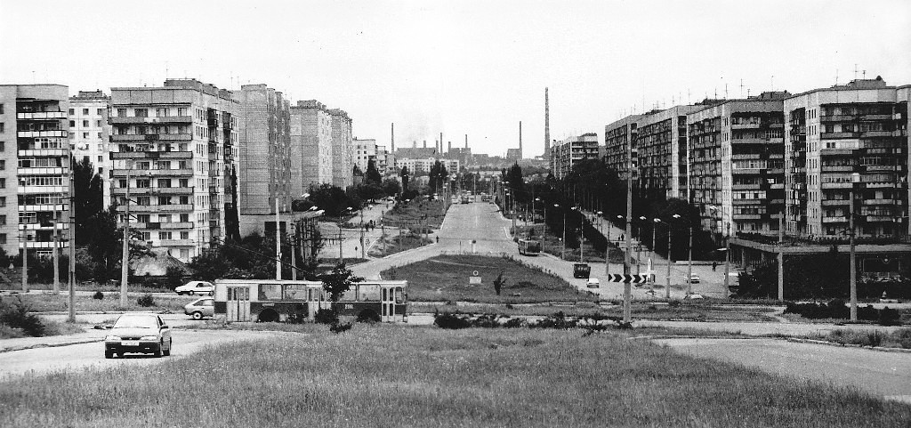 Alčevsk — Old photos; Alčevsk — Trolleybus network and infrastructure