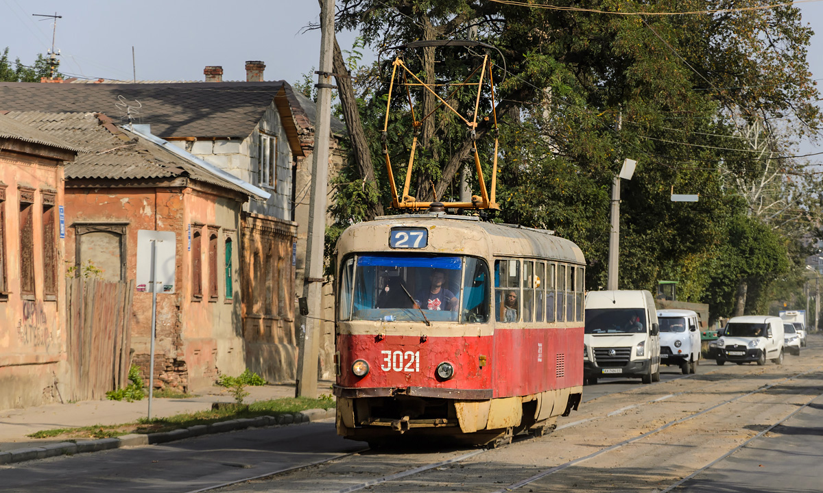 Харьков, Tatra T3SU № 3021