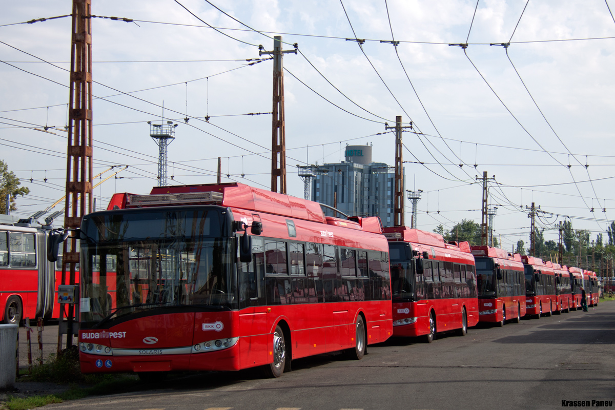 Будапешт — Новые вагоны; Будапешт — Троллейбусный парк