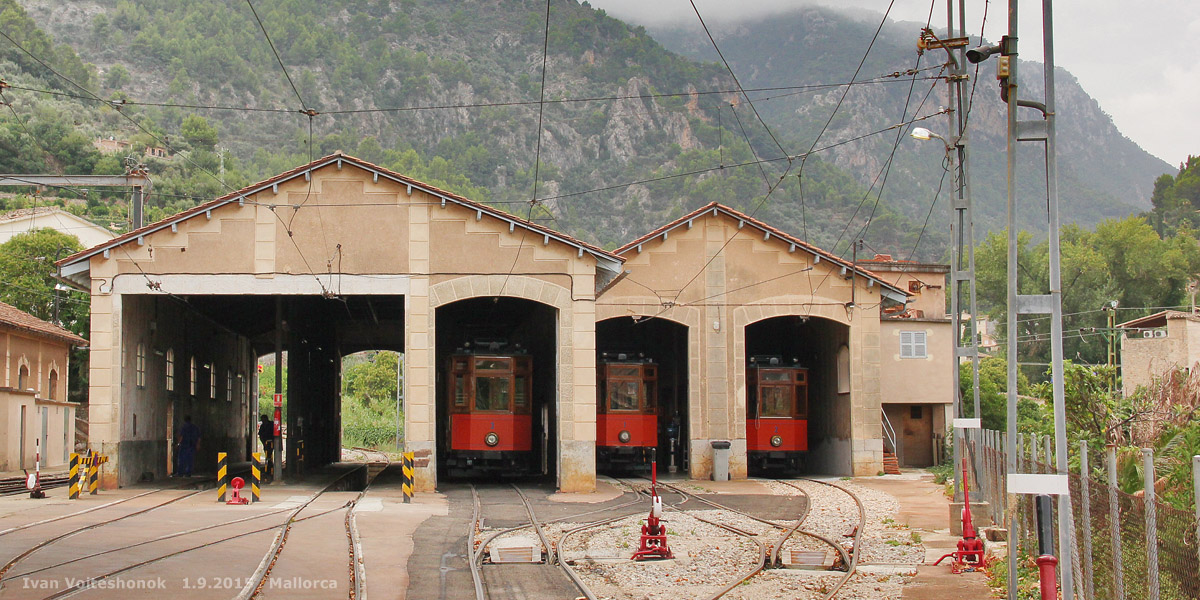 Сольер — Депо Ferrocarril de Sóller S.A. в Сольере