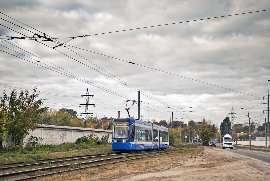 Kiova, PESA 71-414K (Fokstrot) # 751; Kiova — Presentations of new cars; Kiova — Tram parade 10.10.2015; Kiova — Trams without numbers