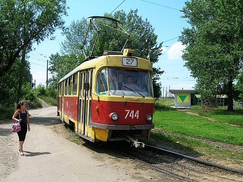 Харьков, Tatra T3SU № 744