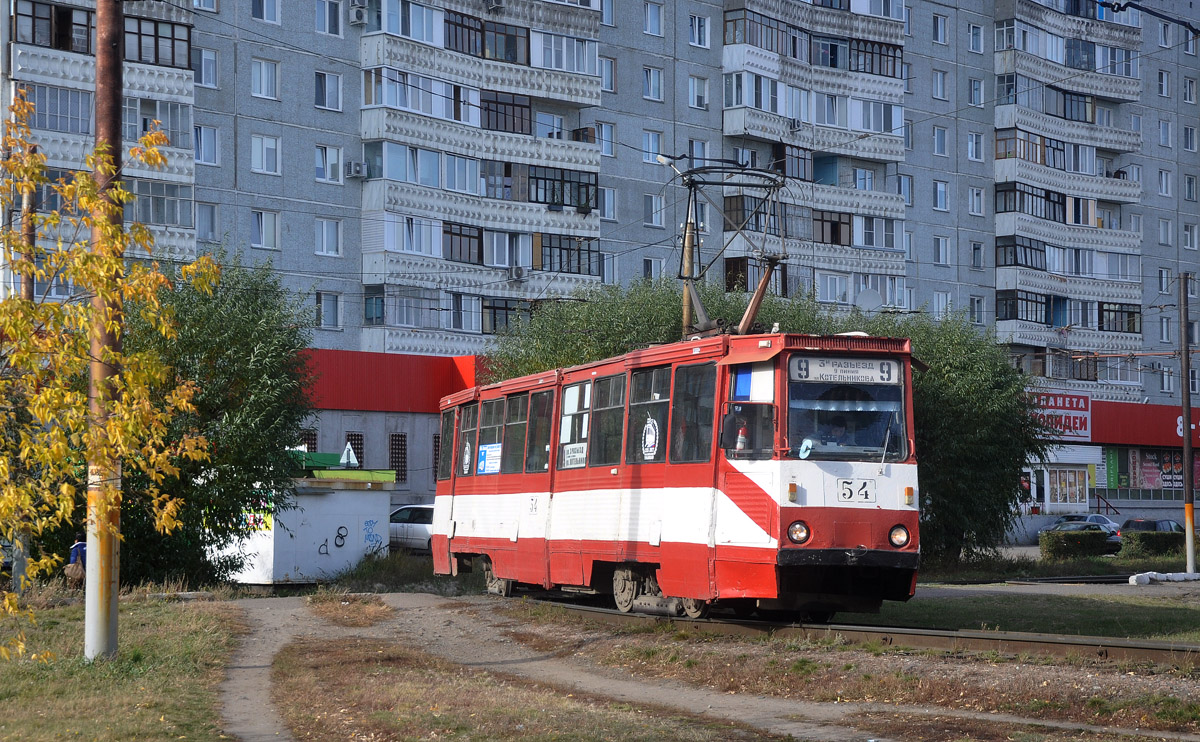 Omsk, 71-605 (KTM-5M3) č. 54