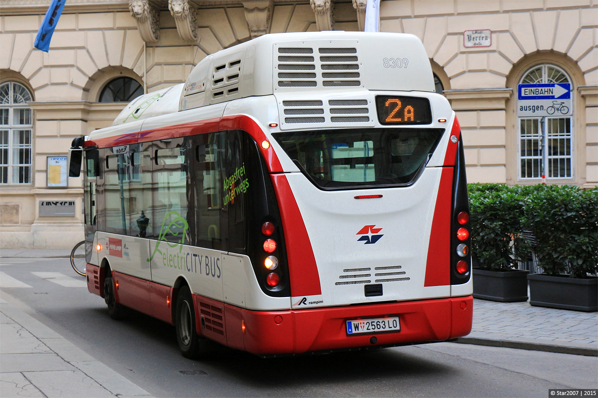 Wien, Rampini Alé EL Nr. 8309; Wien — Rampini Alé EL electric buses