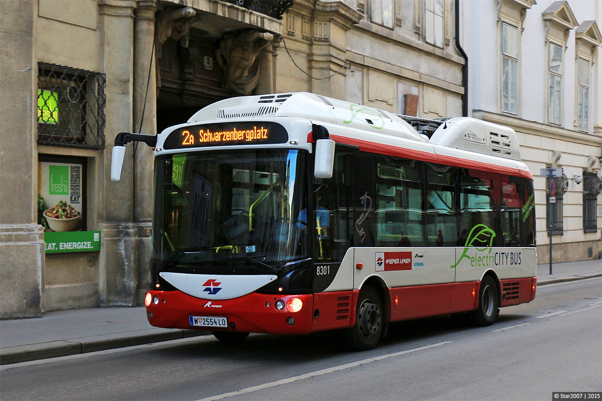 Vídeň, Rampini Alé EL č. 8301; Vídeň — Rampini Alé EL electric buses