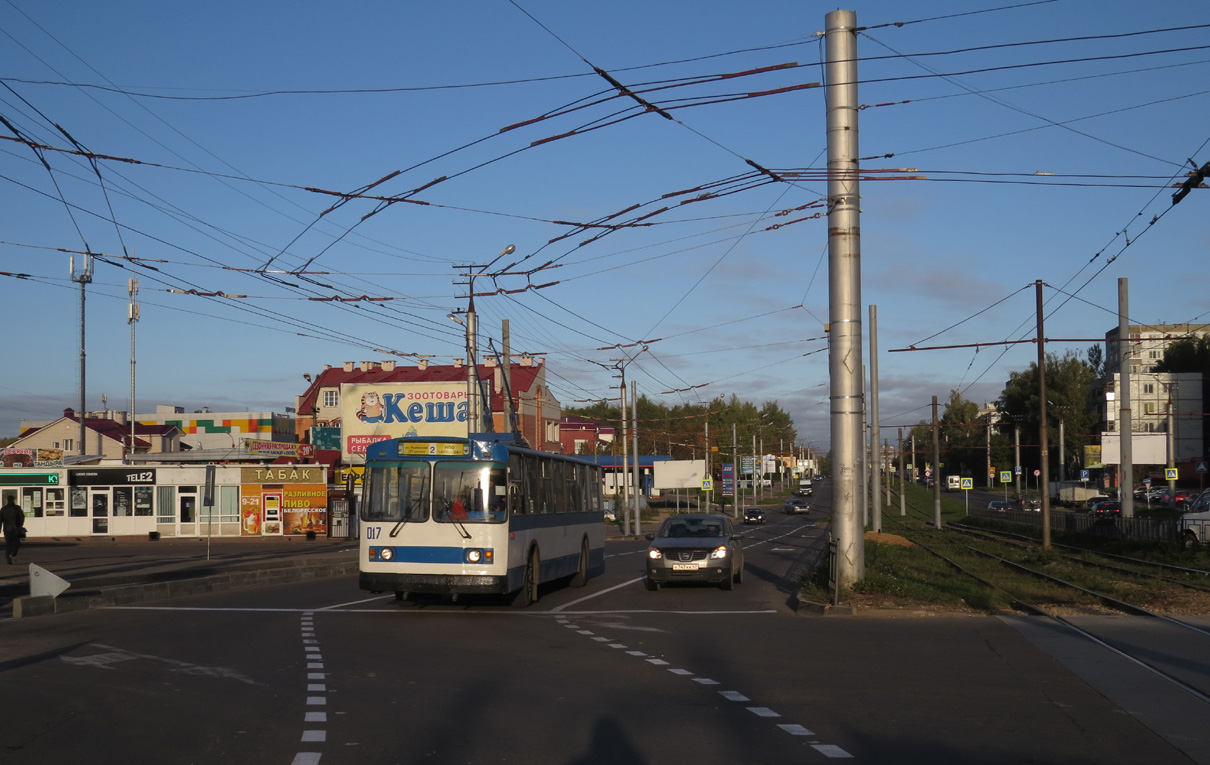 Smolensk, ZiU-682G [G00] № 017; Smolensk — Trolleybus lines, infrastructure and final stations