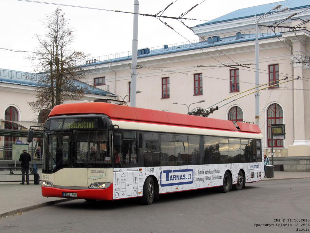 Vilnius, Solaris Trollino II 15 AC № 2696