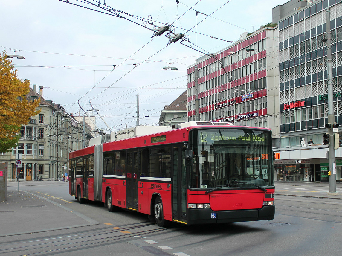 Bern, Hess SwissTrolley 2 (BGT-N1) № 13