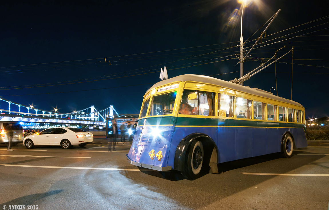 Sanktpēterburga, YaTB-1 № 44; Maskava — 82nd Anniversary Trolleybus Parade on October 24, 2015
