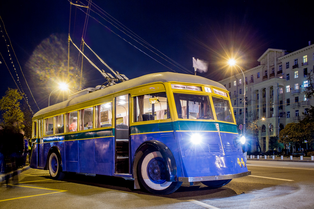 Санкт-Петербург, ЯТБ-1 № 44; Москва — Парад к 82-летию троллейбуса 24 октября 2015