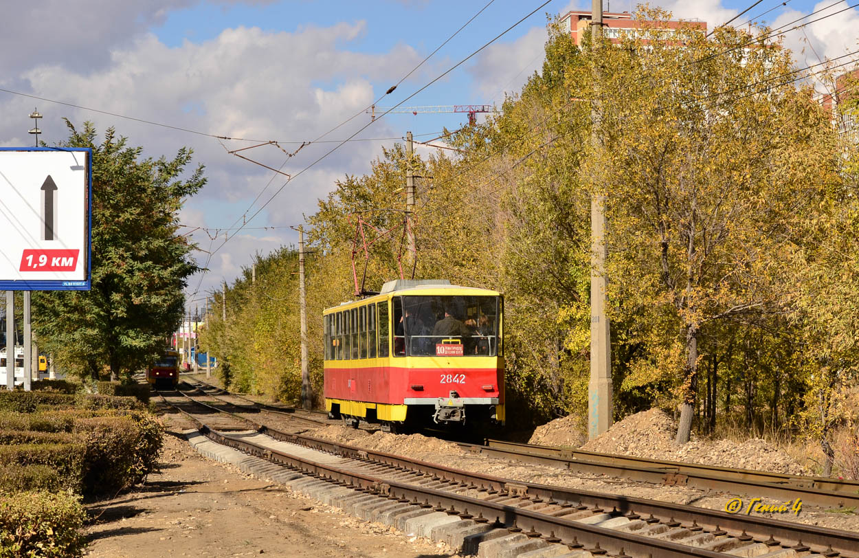 Волгоград, Tatra T6B5SU № 2842