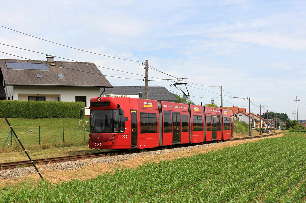 Gmunden - Vorchdorf - Lambach, Bombardier Flexity Outlook č. 307