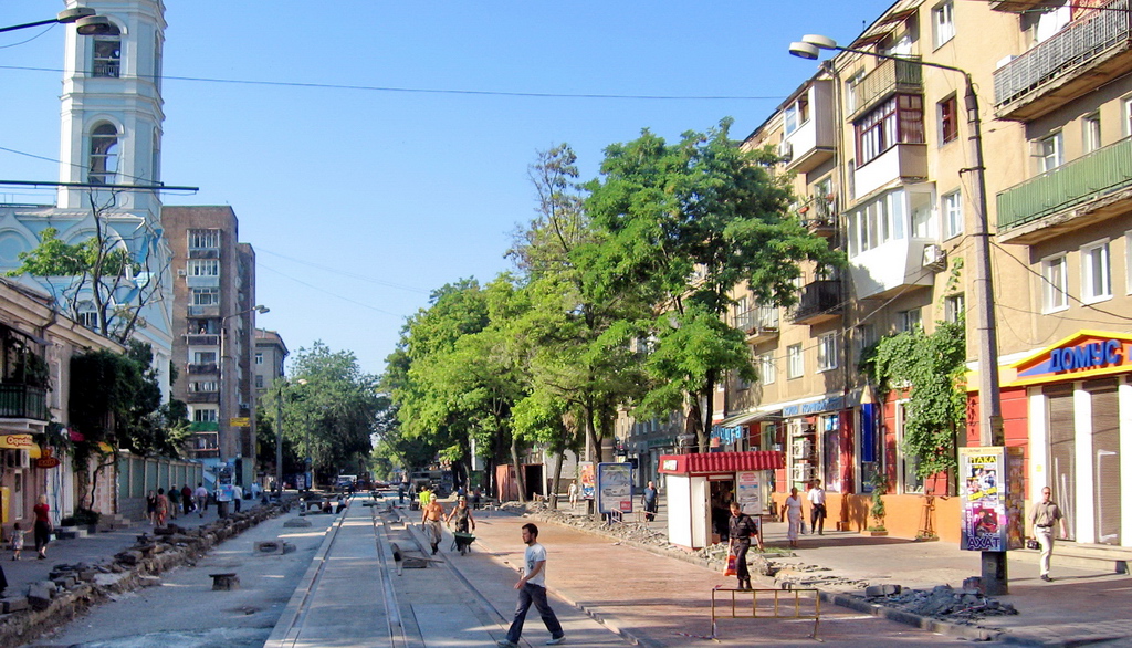 Одесса — 2006–07 — Реконструкция Преображенской улицы