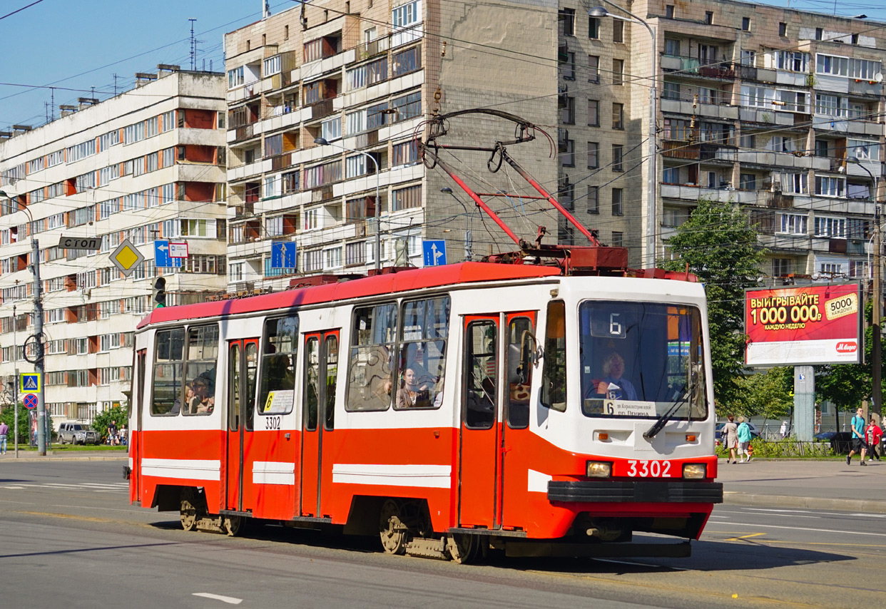 Санкт-Петербург, 71-134А (ЛМ-99АВ) № 3302