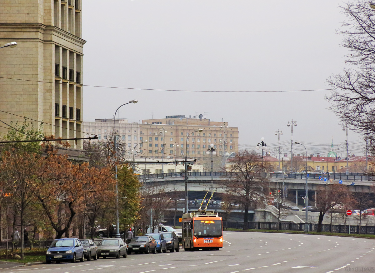 Москва, Тролза-5265.00 «Мегаполис» № 7141; Москва — Троллейбусные линии: ЦАО