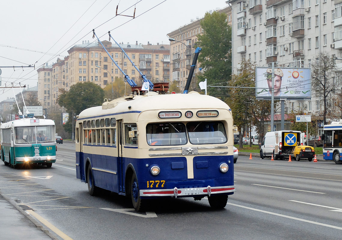 Moscow, MTB-82D # 1777; Moscow — 82nd Anniversary Trolleybus Parade on October 24, 2015