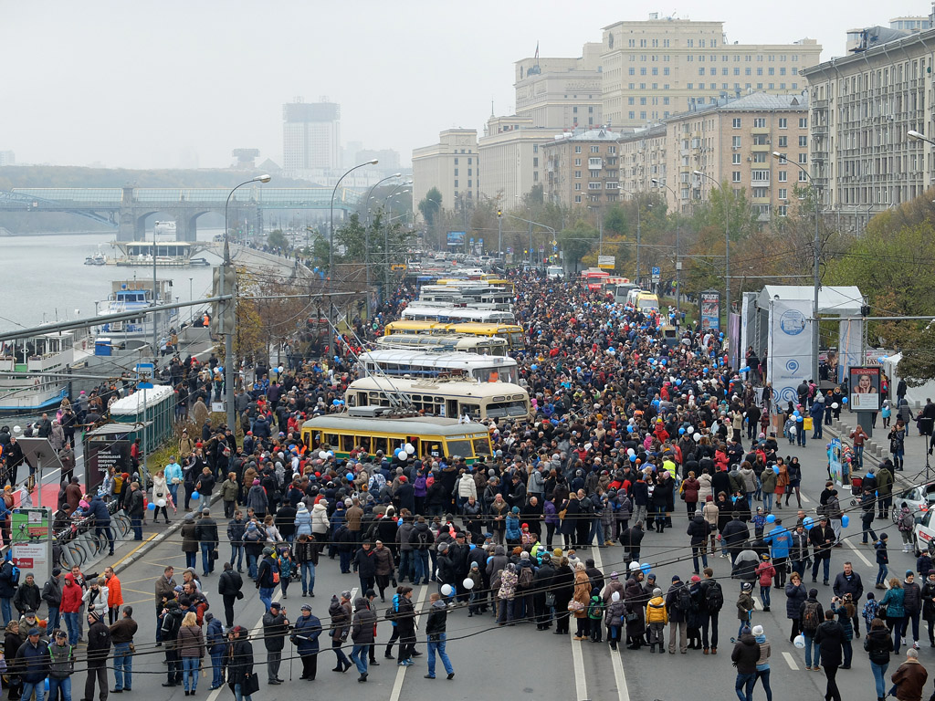 Москва — Парад к 82-летию троллейбуса 24 октября 2015