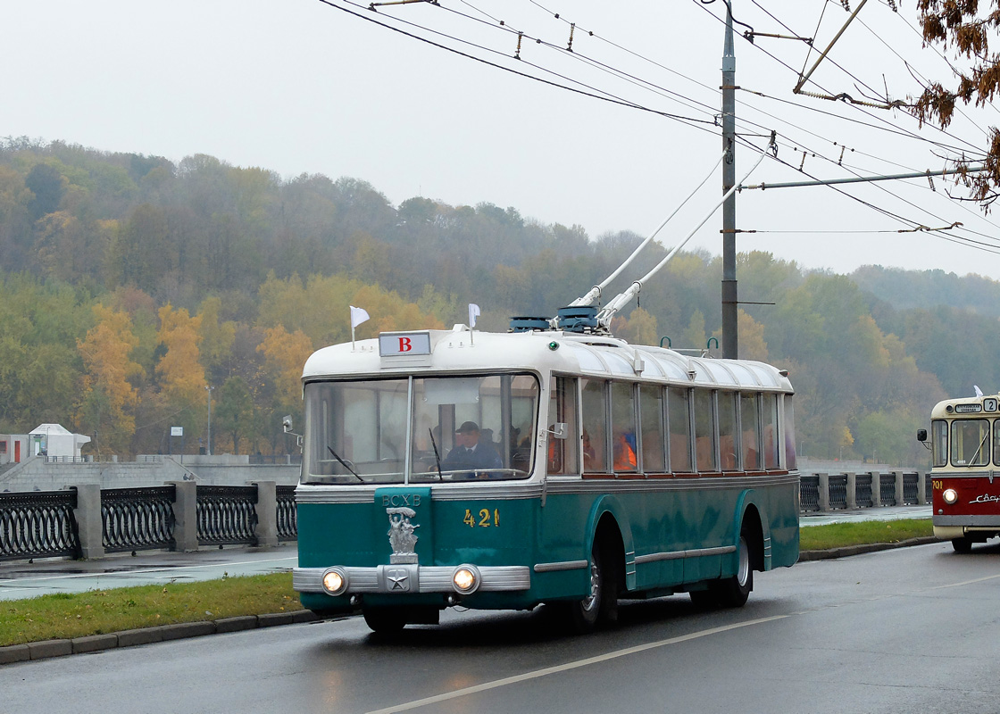 Москва, СВАРЗ ТБЭС № 421; Москва — Парад к 82-летию троллейбуса 24 октября 2015