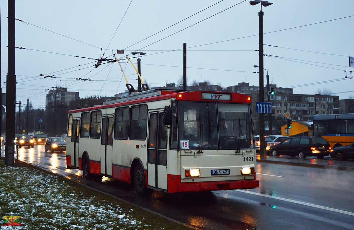 Вільнюс, Škoda 14Tr02 № 1421