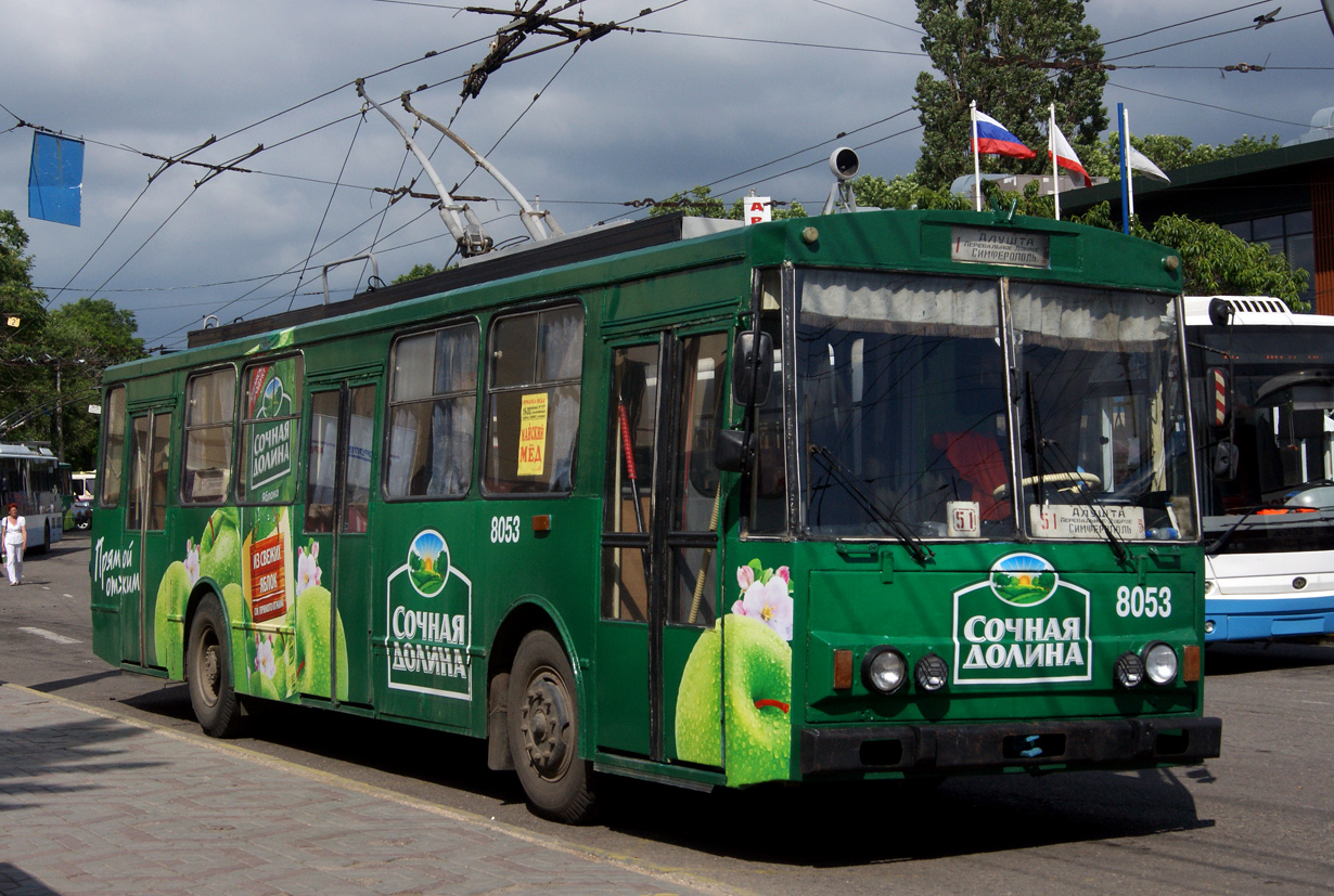 Crimean trolleybus, Škoda 14Tr02/6 # 8053