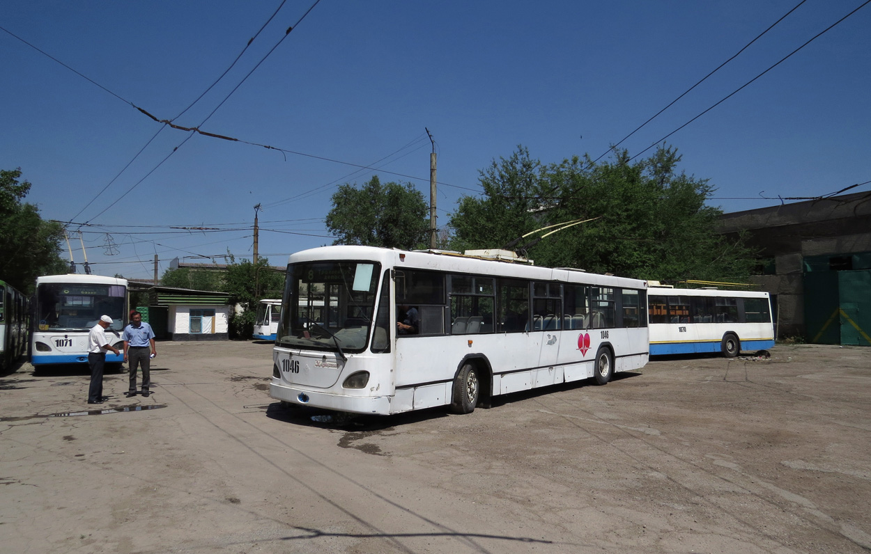 Taraz, TP KAZ 398 # 1046; Taraz — 10.06.2014 — The last outing of the Taraz trolleybus: a fantrip with TP KAZ 398
