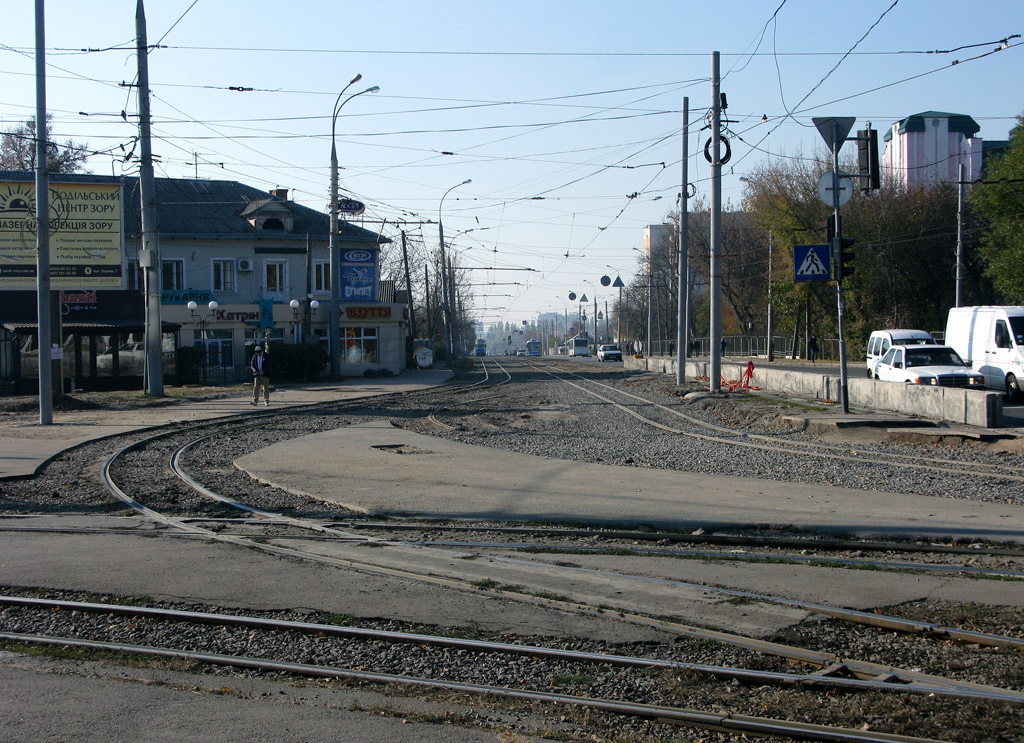 Vinnõtsja — Construction of turn from the Keletska st. on Elektromerezha