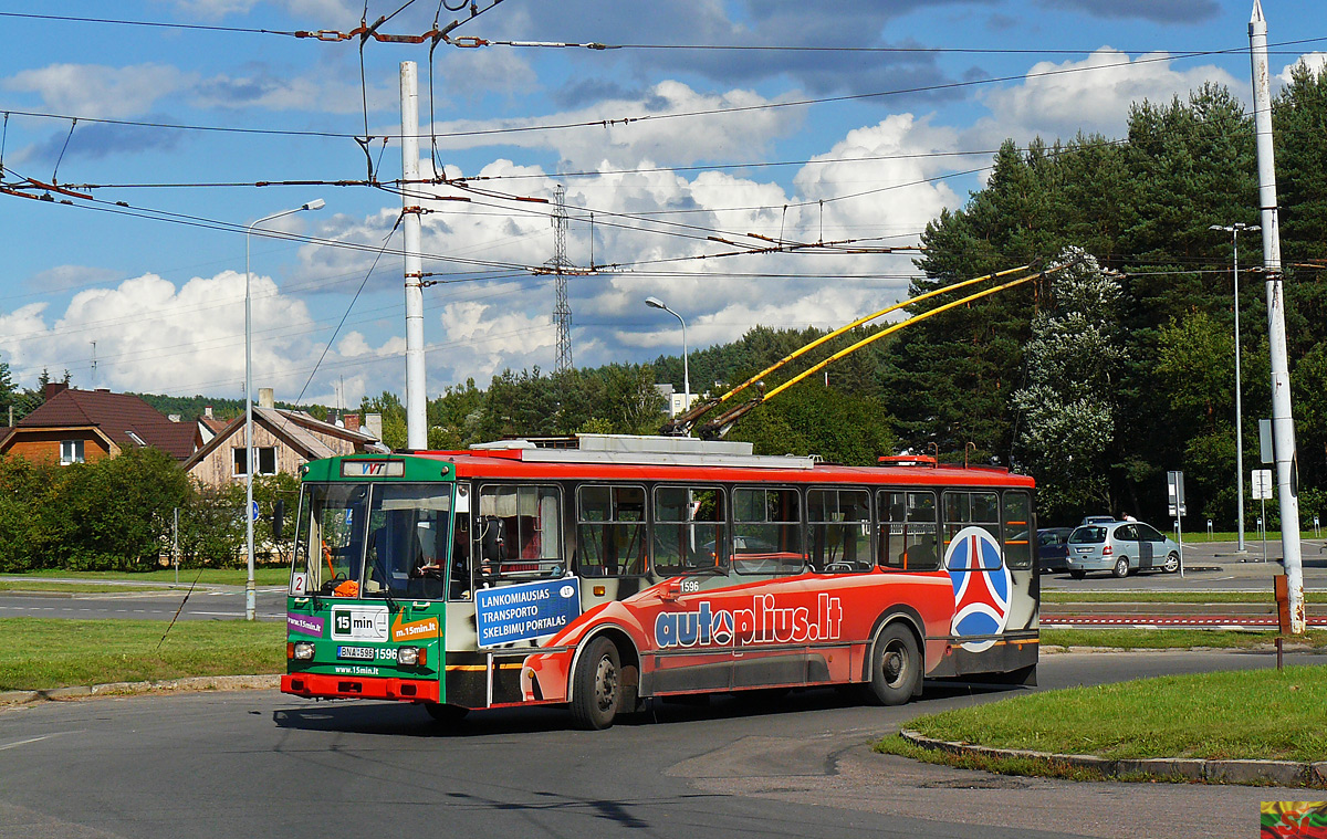 Вильнюс, Škoda 14Tr13/6 № 1596