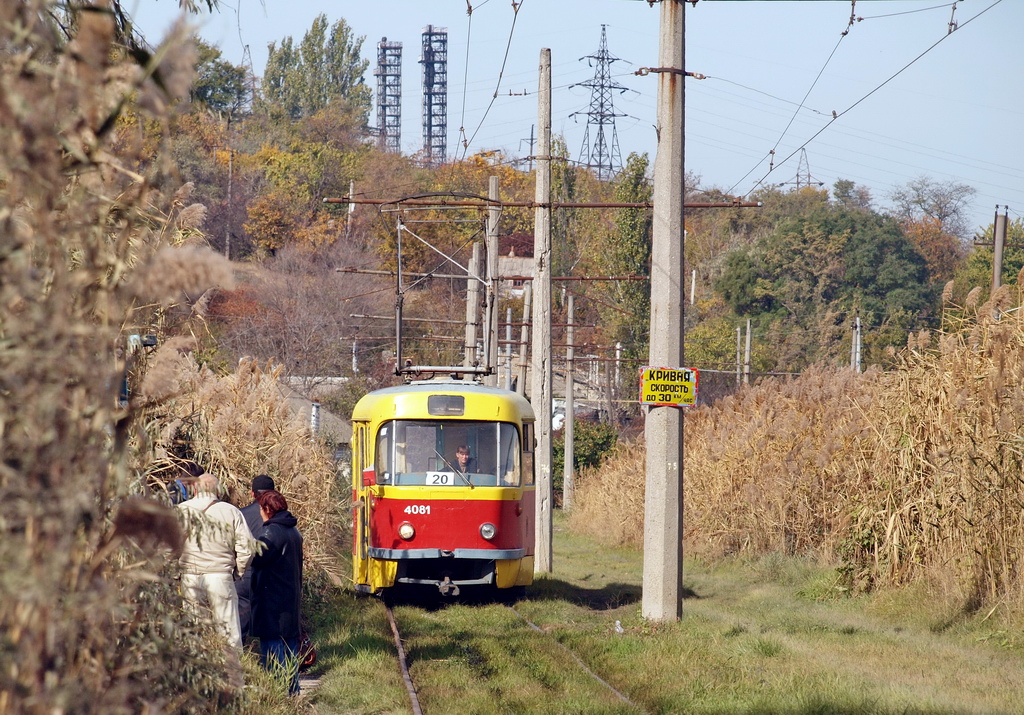 Одесса, Tatra T3SU № 4081; Одесса — Трамвайные линии: Хаджибейский лиман