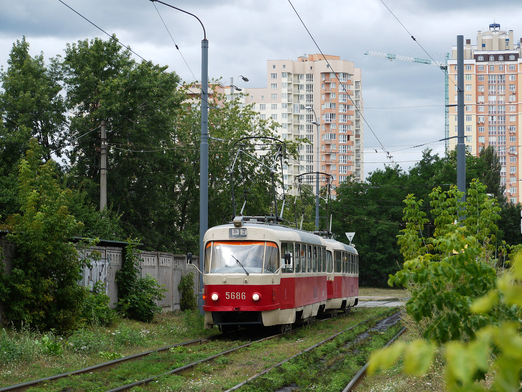 Киев, Tatra T3SU № 5686
