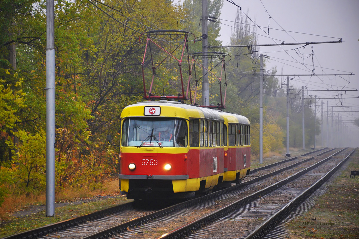 Volgograd, Tatra T3SU # 5753; Volgograd, Tatra T3SU # 5754