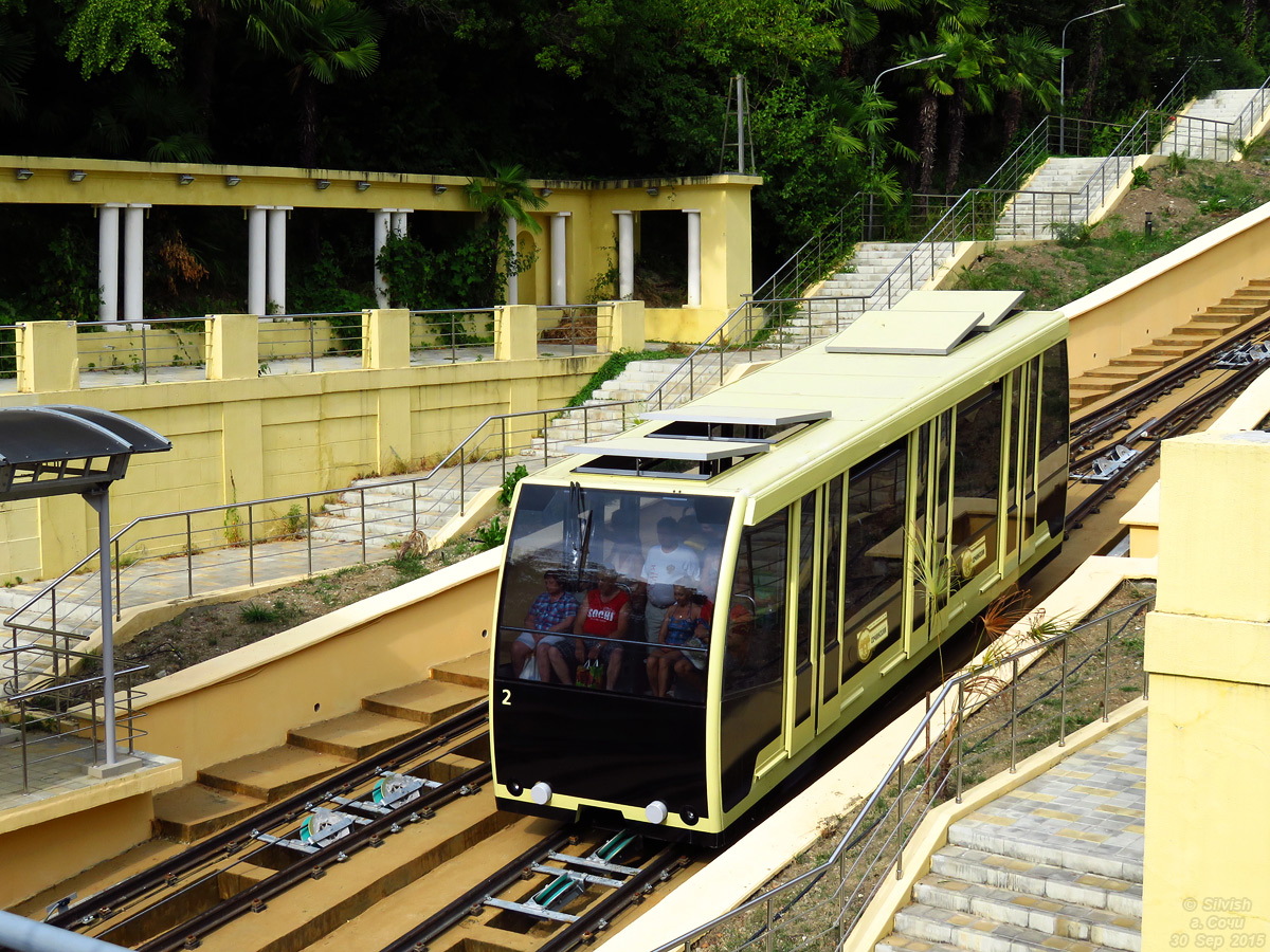 Soči, Doppelmayr/CWA č. 2; Soči — Funicular of the Sochinsky Sanatorium