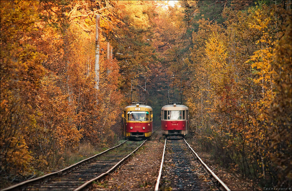 基辅 — Tramway lines: Podilske depot network — north