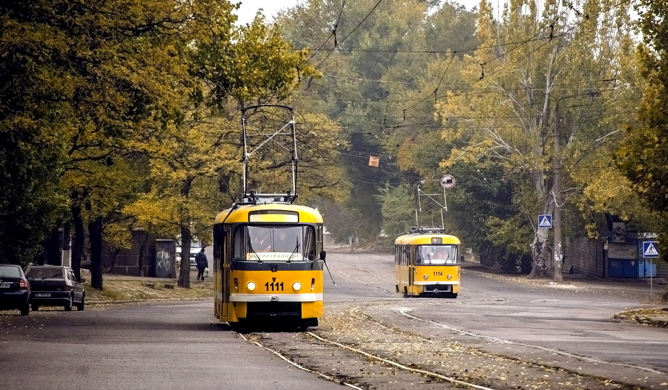 Mykolaiv, Tatra T3M.03 № 1111; Mykolaiv — 100 Year Anniversary of Nikolaev Tramway Fantrip