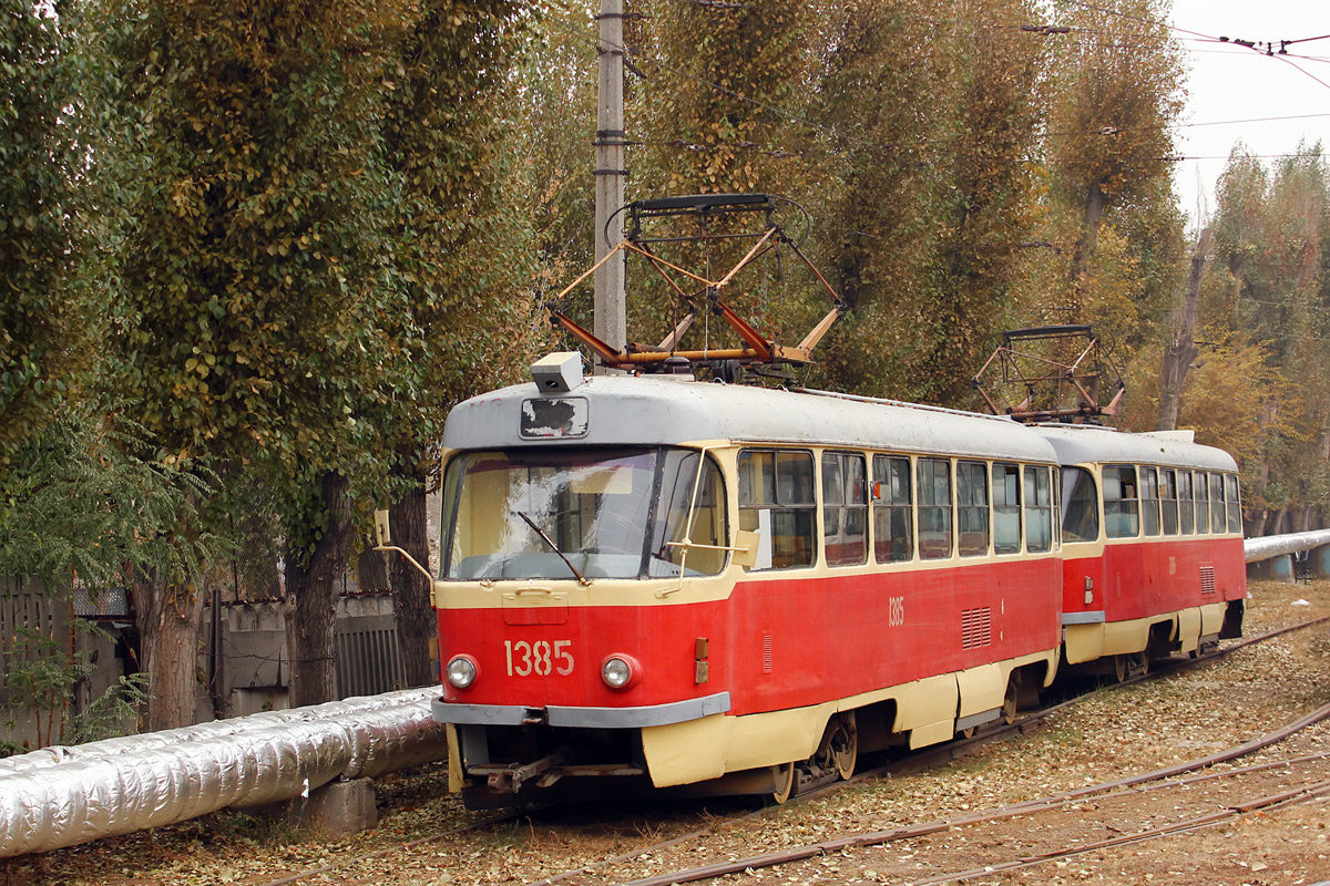 Dnipro, Tatra T3R.P N°. 1385; Dnipro — Tram depots
