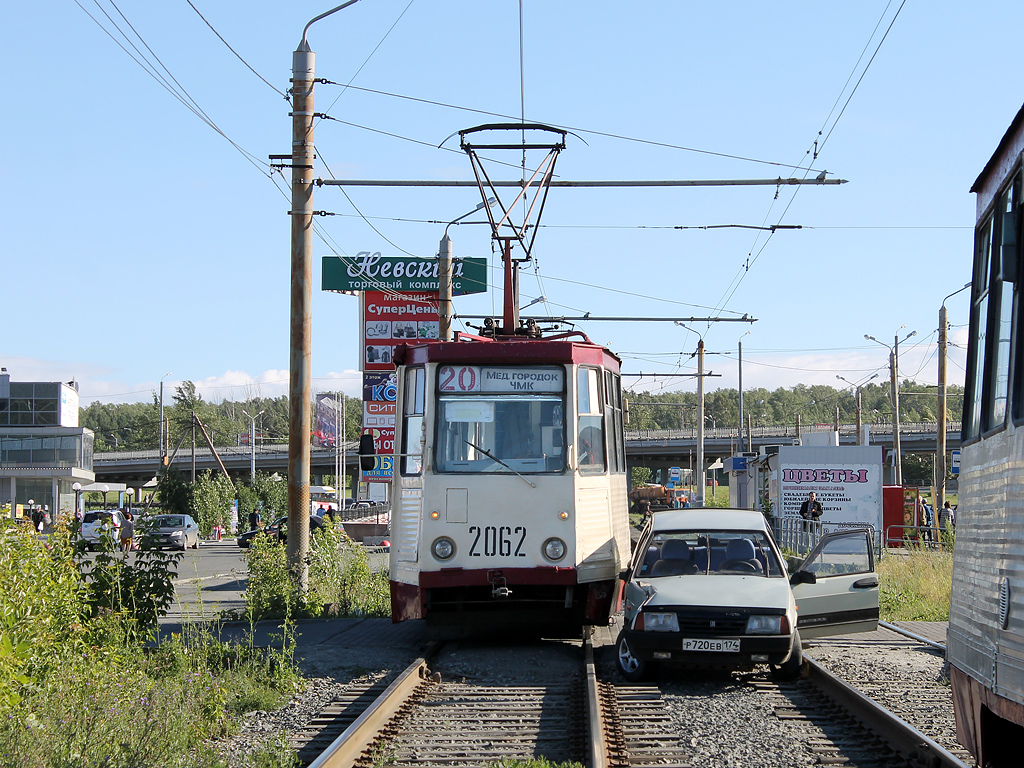 Chelyabinsk, 71-605 (KTM-5M3) № 2062; Chelyabinsk — Accidents