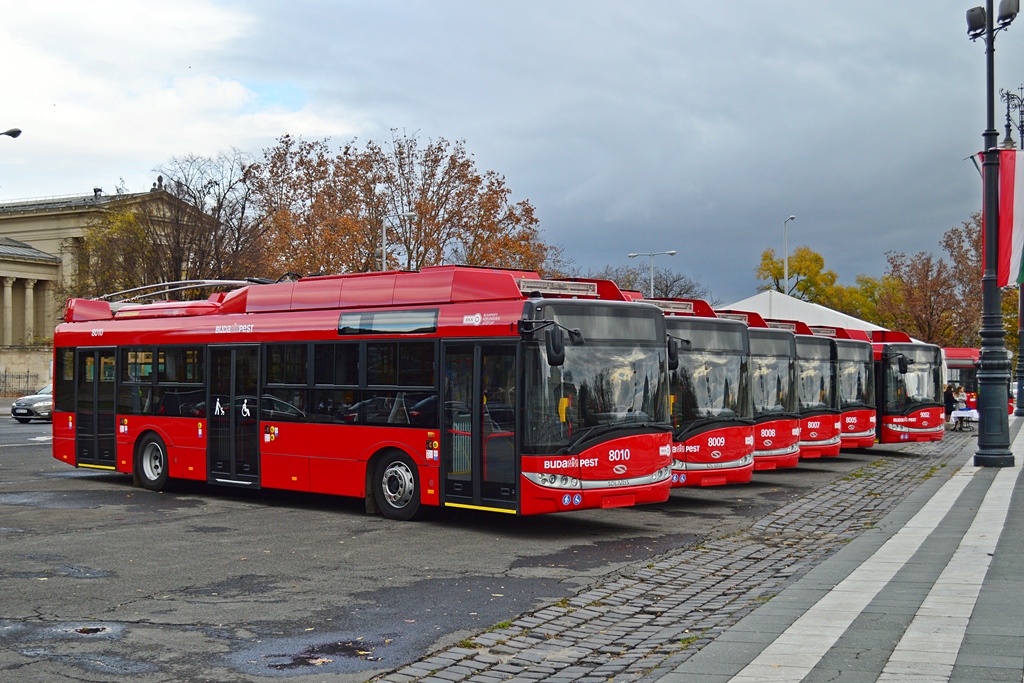 Будапешт, Solaris Trollino III 12 Škoda № 8010; Будапешт — Новые вагоны