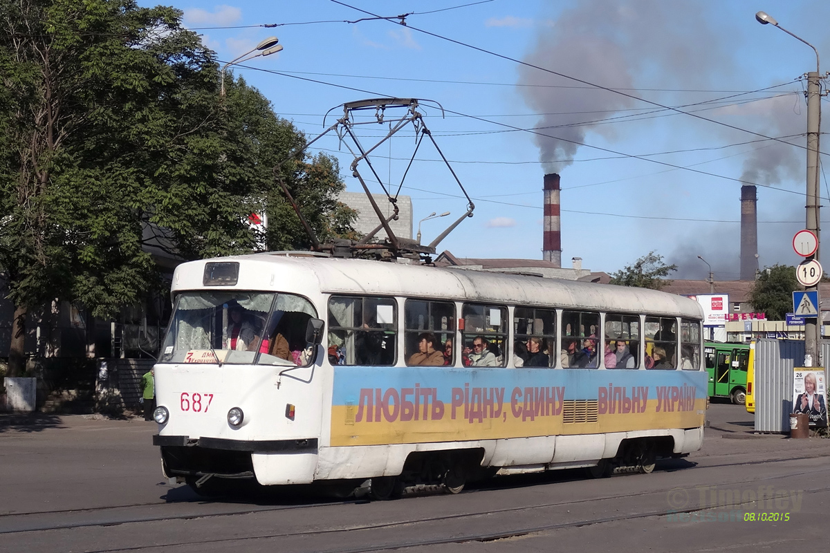 Kamjanskė, Tatra T3SU nr. 687