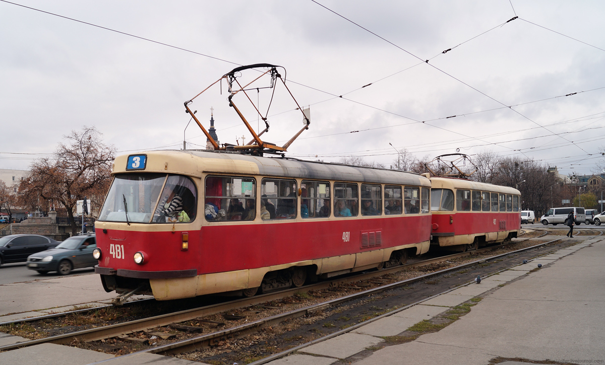 Kharkiv, Tatra T3SU № 481