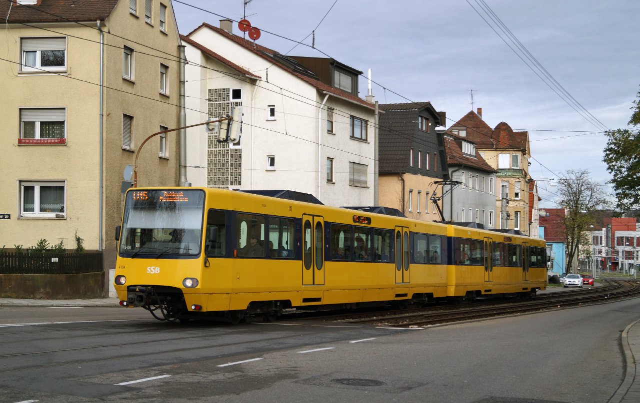 Stuttgart, Duewag DT8.S — 4104