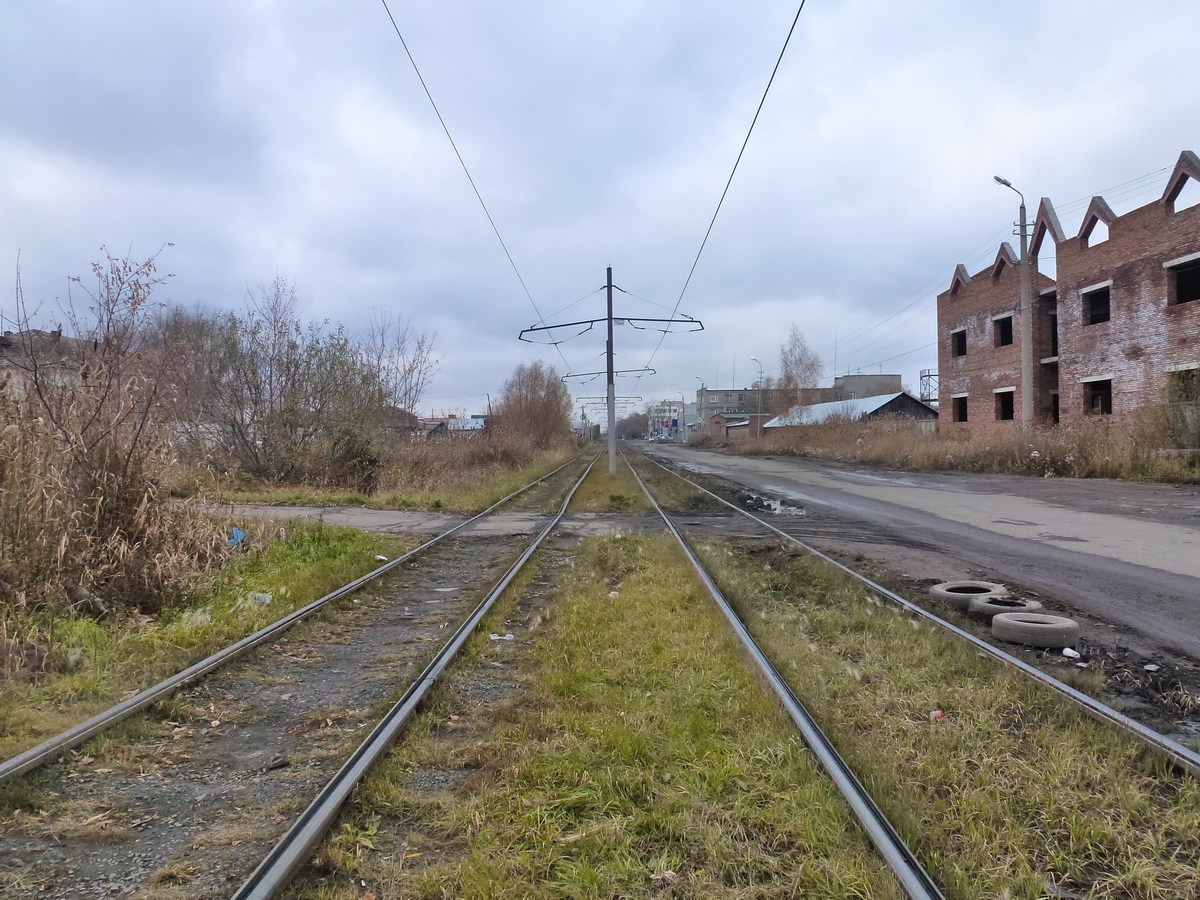 Omszk — Tram lines, left bank