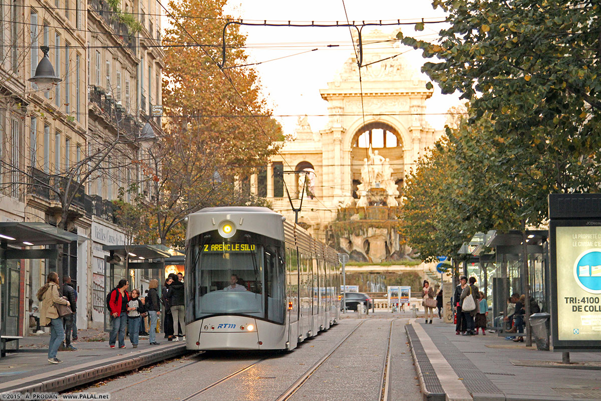 Марсель — Современный трамвай — Разные фотографии