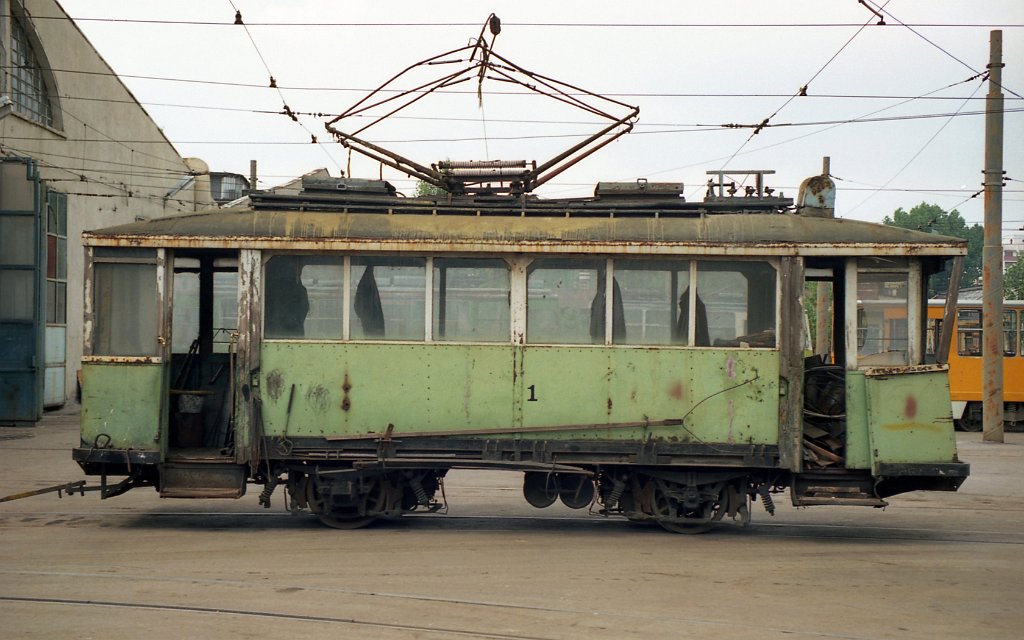 Sofia, Siemens # 1; Sofia — Historical — Тramway photos (1990–2010)