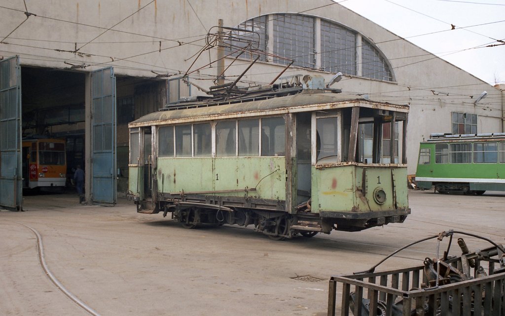 София, Siemens № 1; София — Исторически снимки — Трамвайни мотриси (1990–2010)