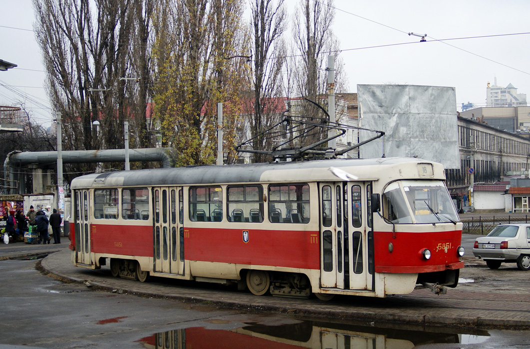 Київ, Tatra T3SU № 5851