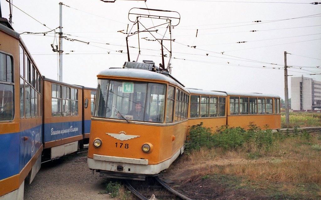 София, Т8M-730 (София 70) № 178; София — Исторически снимки — Трамвайни мотриси (1990–2010)