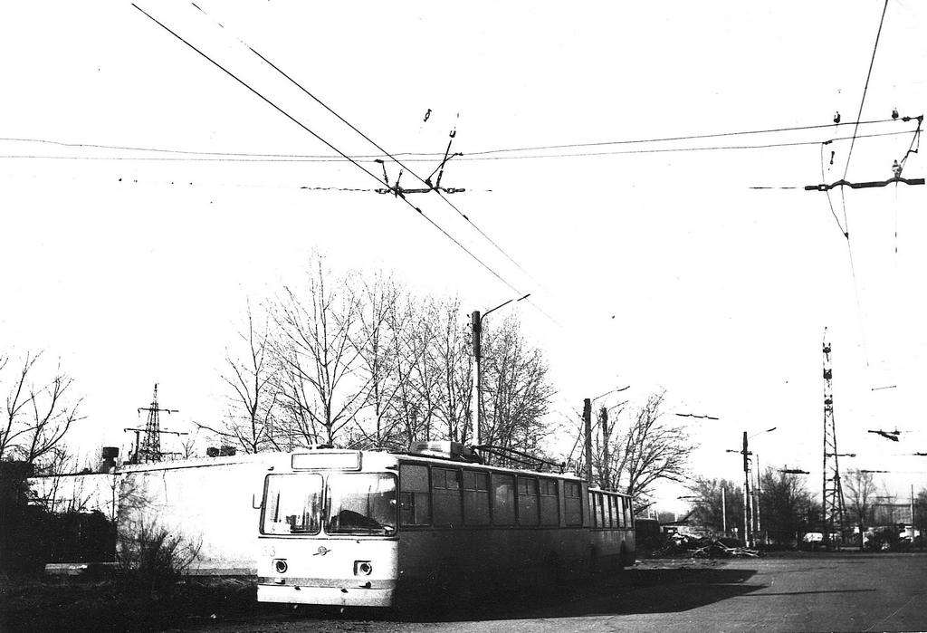 Karaganda, ZiU-682V nr. 53; Karaganda — Old photos (up to 2000 year); Karaganda — Trolleybus Depot