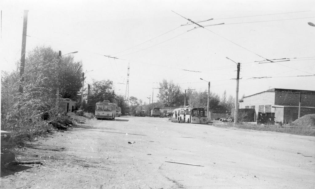 Karaganda, ZiU-682V nr. 57; Karaganda, ZiU-682V nr. 47; Karaganda — Old photos (up to 2000 year); Karaganda — Trolleybus Depot