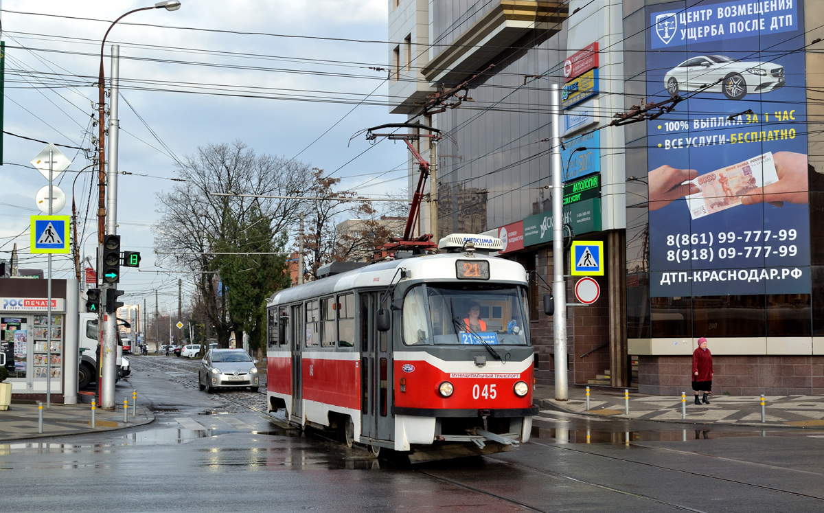 Krasnodar, Tatra T3SU GOH TMZ # 045